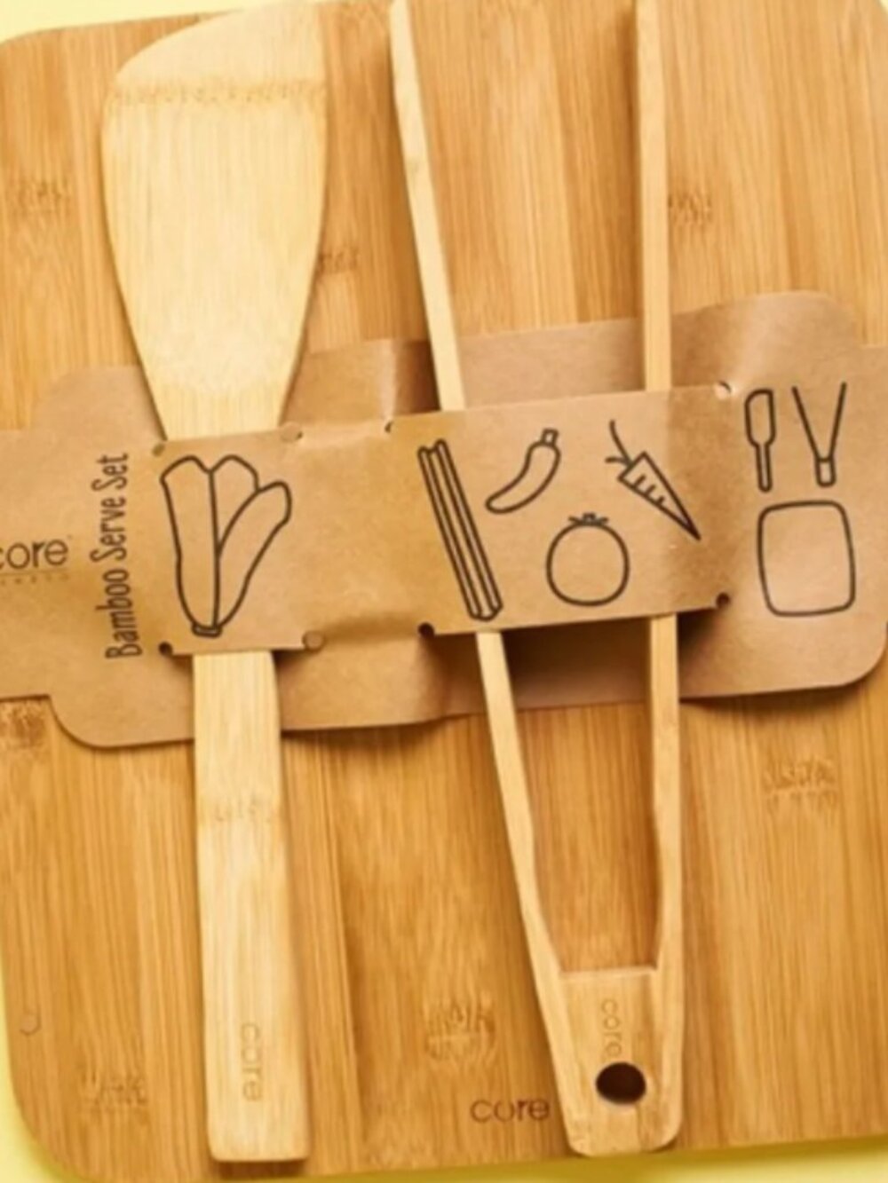 CORE Brand Bamboo Serve Set NIB